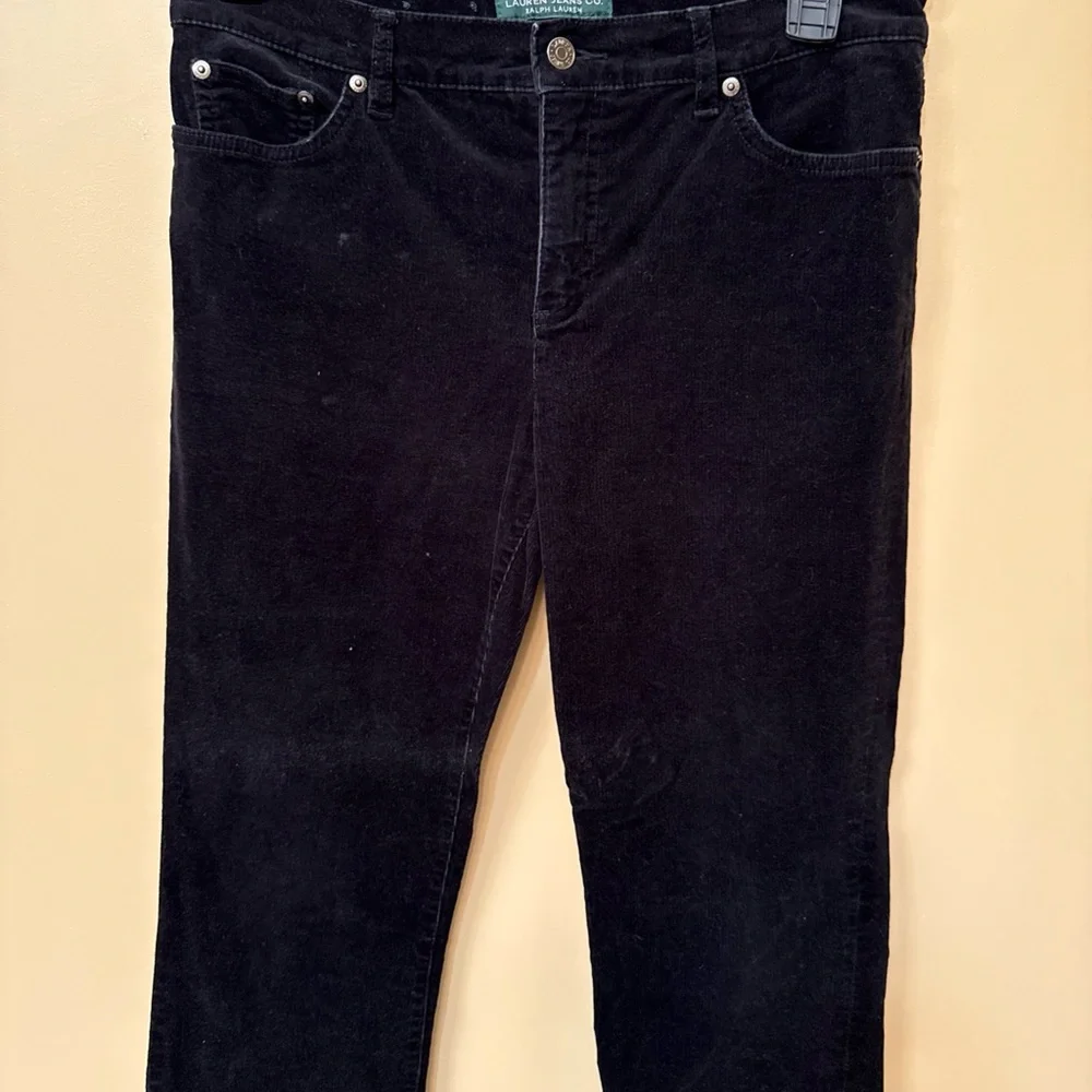 Ralph Lauren black Corduroy Trousers - Picture 1 of 7